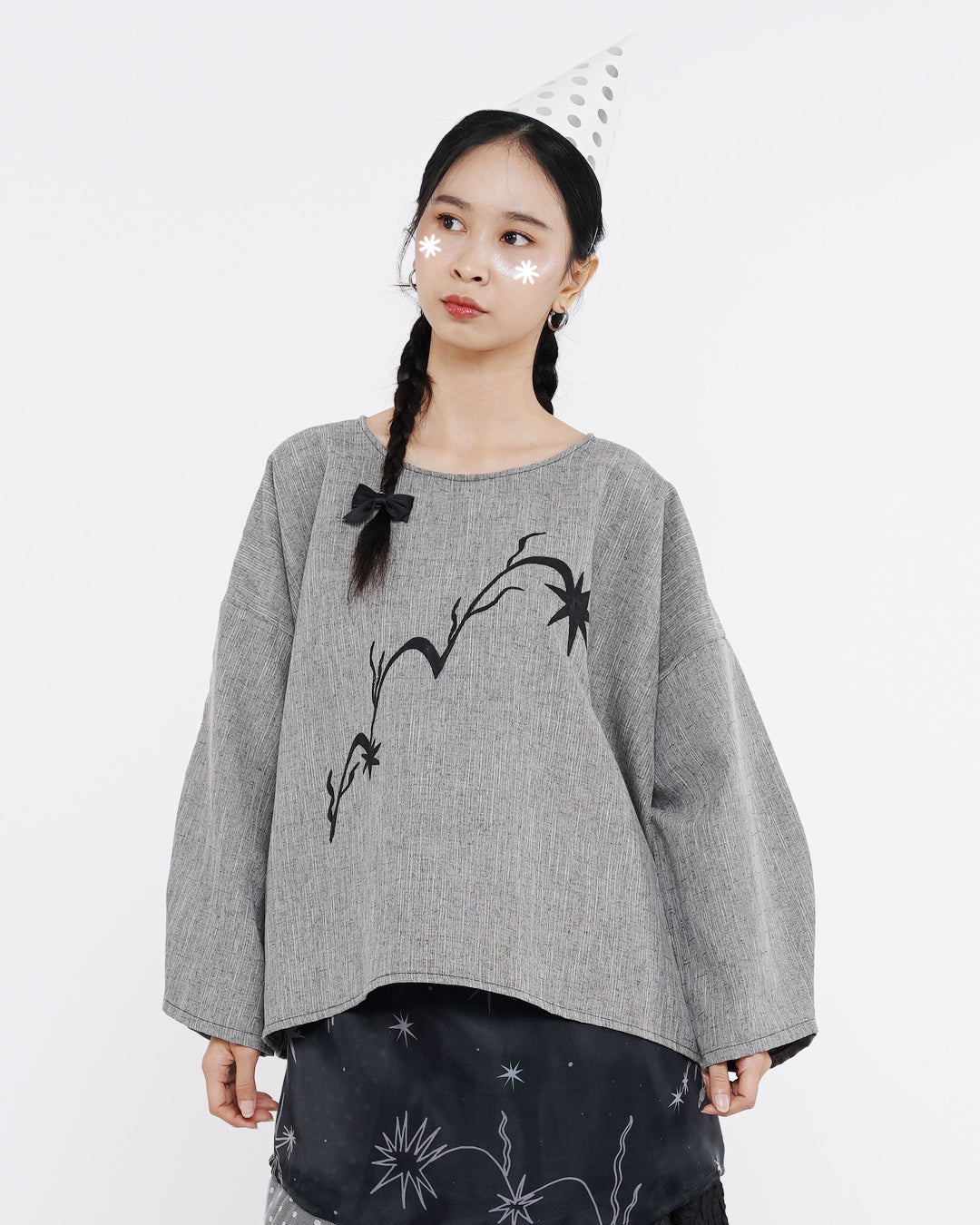 GREY KOMET BLOUSE