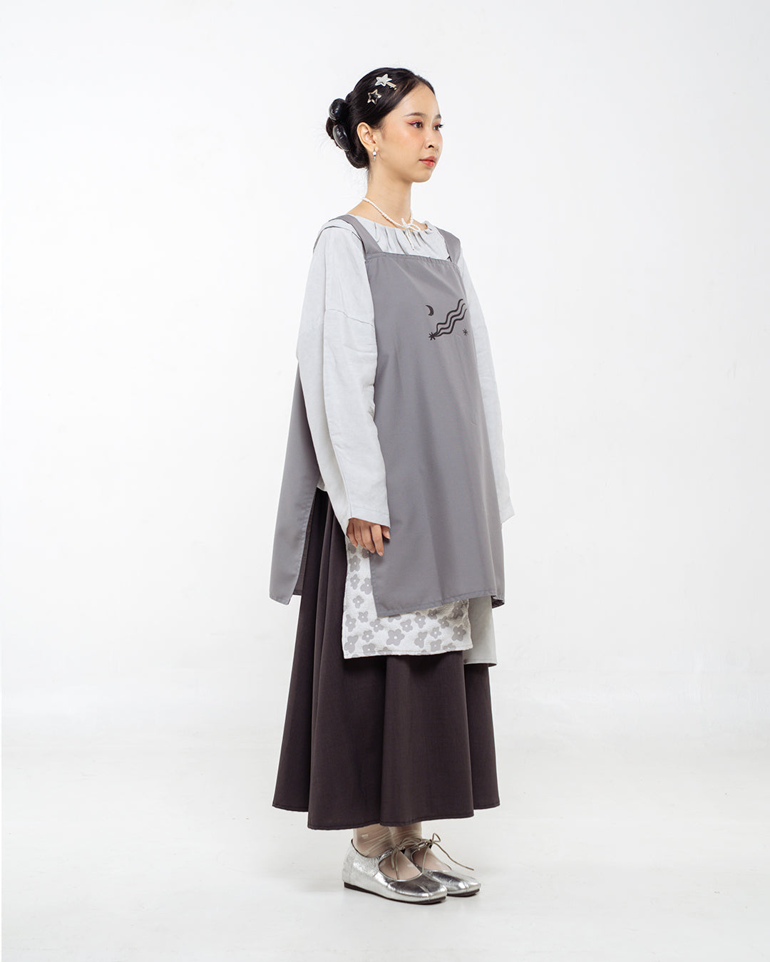GREY METEOR APRON