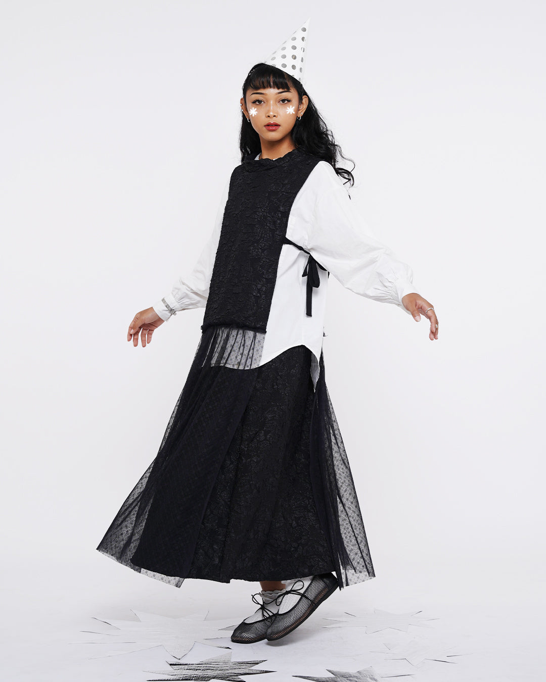 NOIR LONG VEST