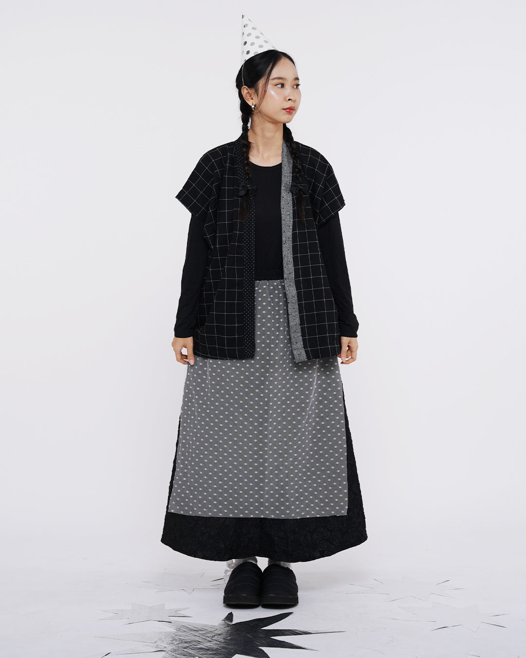 SQUARE KIMONO VEST