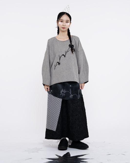 GREY KOMET BLOUSE