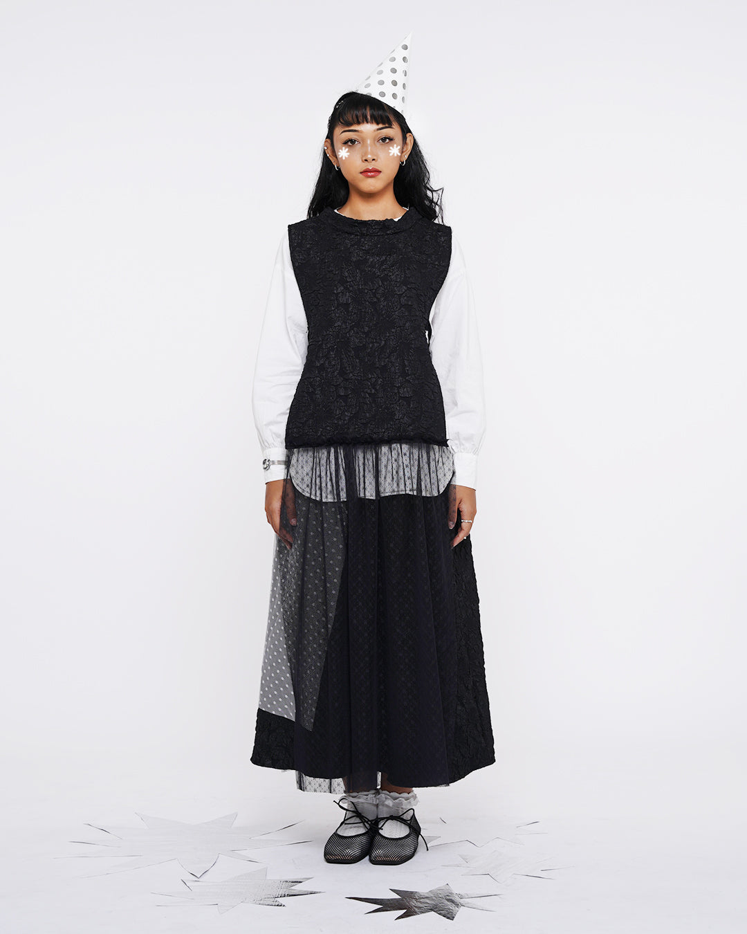 NOIR LONG VEST
